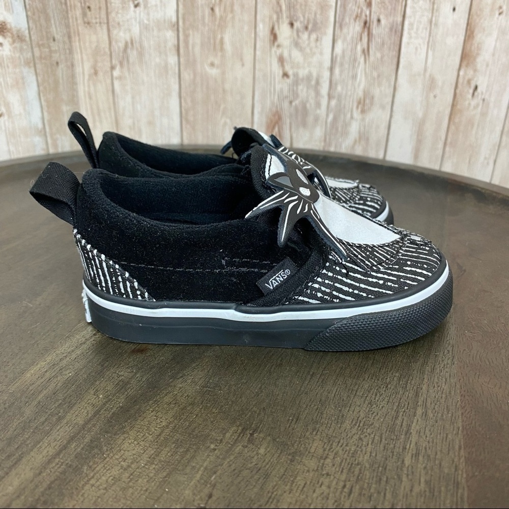 Vans x‎ Disney the Nightmare Before Christmas Slip on V Sneaker Size 5.5 Toddler - Picture 5 of 12